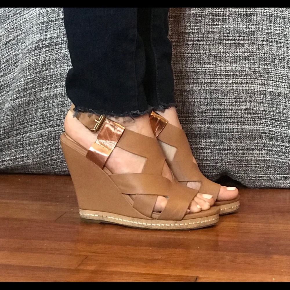 Platform Sandals Camel Color - Picture 2 of 8